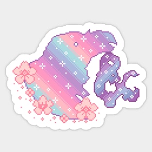 Dungeons and Dragons Pixel Art Sticker